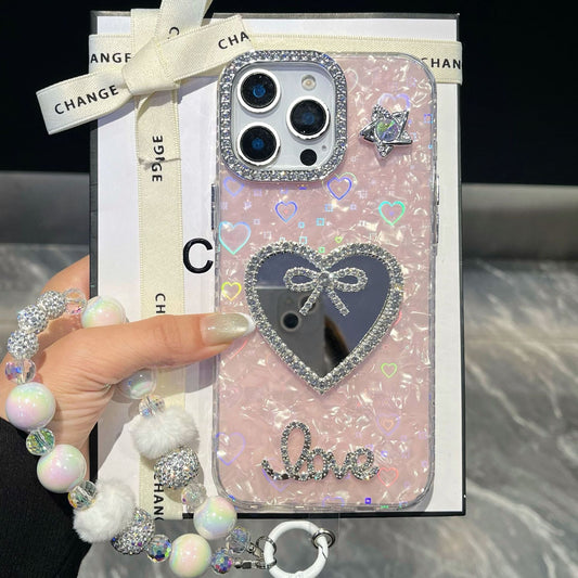 ✨Modern en creatief telefoonhoesje met schelppatroon - met gratis armbandje