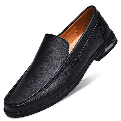 Italiaanse herenloafers van echt leer