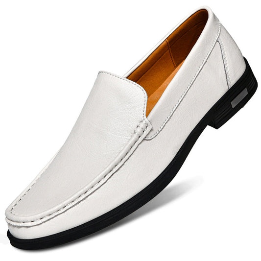 Italiaanse herenloafers van echt leer