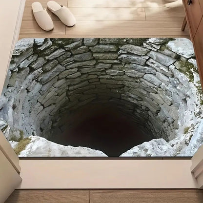 ✨Paillasson avec illusion d'un abîme sans fin – Effet visuel 3D époustouflant
