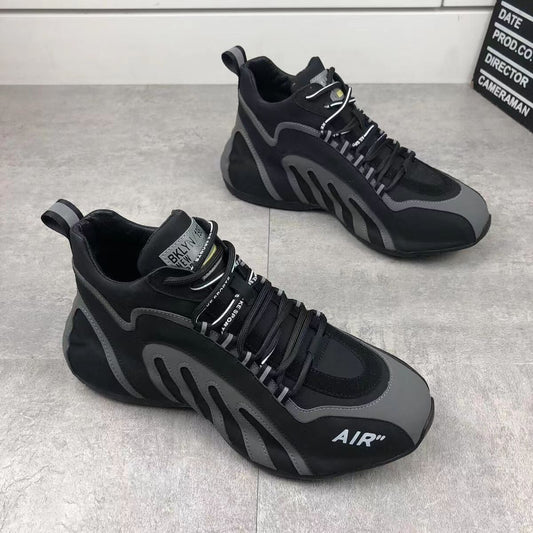 Ademende hardloopschoenen voor heren met zachte zool
