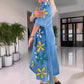 Vestido de menina com estampado floral