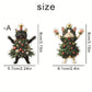🎁Décoration de Noël amusante avec des chats noirs et blancs