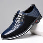 Sapatos de couro italianos clássicos da moda 2025 feitos à mão