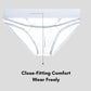 Cuecas de corte clássico de cor lisa para homem – Conforto e suporte sexy