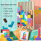 Blocs de construction éducatifs pour enfants Puzzle 3D Pédagogie Montessori 