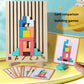 Blocs de construction éducatifs pour enfants Puzzle 3D Pédagogie Montessori 