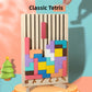 Blocs de construction éducatifs pour enfants Puzzle 3D Pédagogie Montessori 