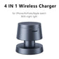 3-in-1 draadloze oplader voor iPhone 16, 15, 14, 13, 12, snellaadstation voor Apple Watch 10, 9, 8, 7, 6, 5, 4, Airpods 2, 3 Pro