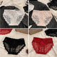 Franse satijnen kanten mesh slip met uitsparingen
