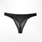 🔥2025 vente chaude string sexy transparent en soie glacée ultra-mince pour hommes