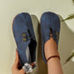 Chaussures rétro italiennes pour femmes, fabriquées à la main en cuir de vache souple