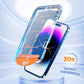 🔥50% DE RÉDUCTION🔥Protecteur d'écran en verre trempé 4K HD/anti-glissement avec installation automatique d'élimination de la poussière pour iPhone 