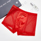 2025 Nieuwe heren high-end satijnen luxe kant ademend mesh naadloze antibacteriële boxershorts