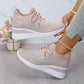 Orthopedische sneakers met sprankelende elegantie