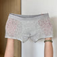 10A antibacteriële herenboxershorts van ijszijde met kant en mesh