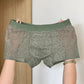 10A antibacteriële herenboxershorts van ijszijde met kant en mesh