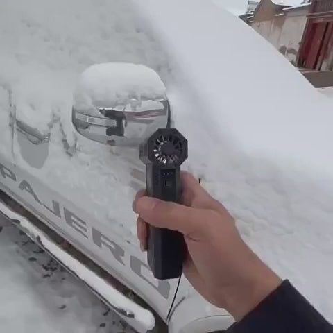 🔥 Ventilateur portable industriel puissant de 130 000 tr/min avec souffleur haute vitesse - Mini souffleuse à neige