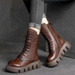 Novas botas ortopédicas de couro da moda 2025