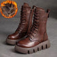 Novas botas ortopédicas de couro da moda 2025