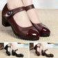 💖Livraison gratuite💖Chaussures orthopédiques en cuir souple à boutons diamant pour femmes 【Confortables et antidérapantes】