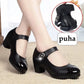 💖Livraison gratuite💖Chaussures orthopédiques en cuir souple à boutons diamant pour femmes 【Confortables et antidérapantes】