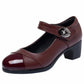 💖Livraison gratuite💖Chaussures orthopédiques en cuir souple à boutons diamant pour femmes 【Confortables et antidérapantes】