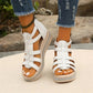 🔥49% korting🔥Wedge sandalen met strass-versiering💕Comfortabel en stijlvol💕