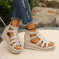 🔥49% korting🔥Wedge sandalen met strass-versiering💕Comfortabel en stijlvol💕