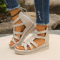 🔥49% korting🔥Wedge sandalen met strass-versiering💕Comfortabel en stijlvol💕