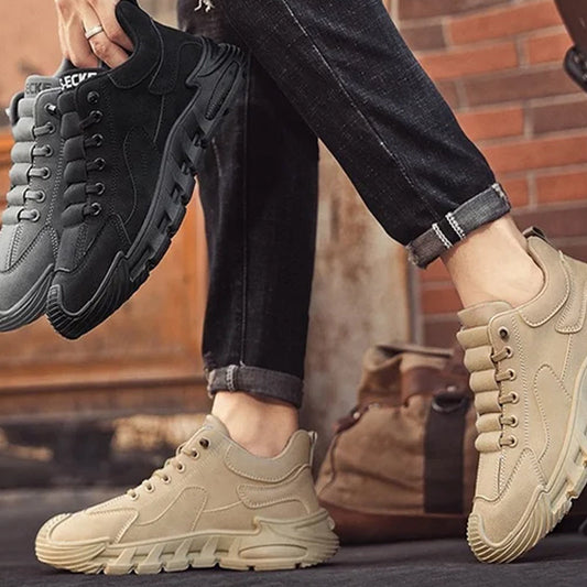 Heren Casual Wandelschoenen met Dikke Zool en Antislip🚀Twee stuks gratis verzending✨