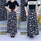 Damesmode Hoge Taille Bloemen Geplooide Lange Rok