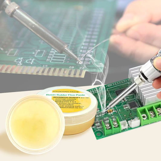 🔧 1 acheté, 1 offert ! ✨ Pâte de flux de colophane 30 g – Assure une soudure propre et lisse sans corrosion. 💻📦