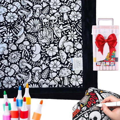 🔥Couverture de peinture DIY avec marqueurs