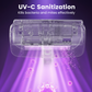Aspirateur à main sans fil multifonctionnel pour literie avec lumière UV