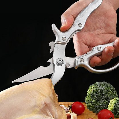 ✂️✨🍗 ACHETEZ 2, OBTENEZ 1 GRATUIT ! Ciseaux de Cuisine Multifonctions 5-en-1 – Acier Inox 3Cr13, Ergonomiques & Sécurité (Offre Limitée)