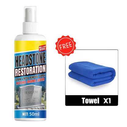🪦 Spray de restauration et de nettoyage pour pierres tombales