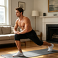 Capris de sport pour homme à séchage rapide et poches zippées