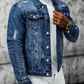 🧥 49% DE RÉDUCTION MAINTENANT ! 👖 Veste en jean délavé vintage pour homme décontractée – Design intemporel, tissu durable et poches fonctionnelles ✨