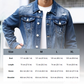 🧥 49% DE RÉDUCTION MAINTENANT ! 👖 Veste en jean délavé vintage pour homme décontractée – Design intemporel, tissu durable et poches fonctionnelles ✨