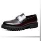 Chaussures en cuir mat faites à la main